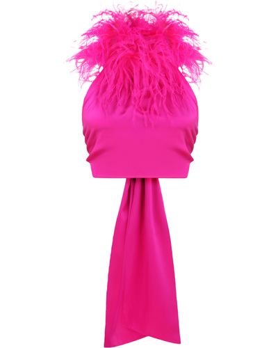 Nue Kaia Top Feathers - Pink