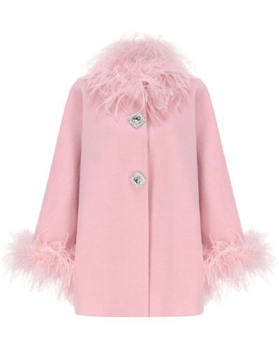 Nana Jacqueline Angelica Feather Coat () - Pink