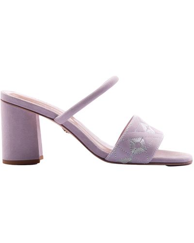 ATANA Quilted Diamond Mule 75 Ghost - Pink