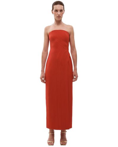 Gasanova Braid Corset Dress - Red