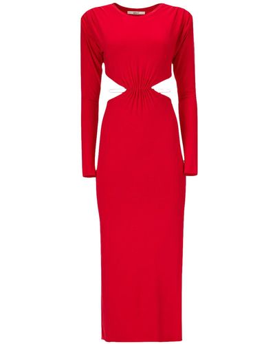MANURI “Patricia On A Saturday Night” Dress - Red
