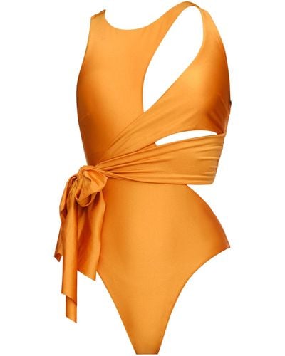 Andrea Iyamah Lada One Piece Swimsuit - Orange