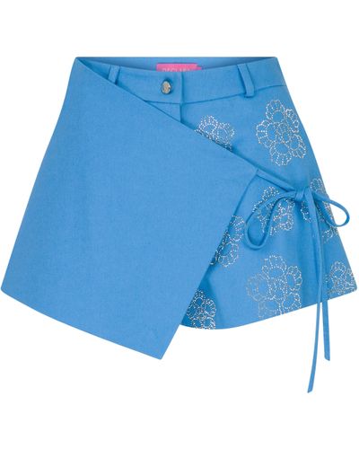 Declara Holly Shorts Skirt - Blue