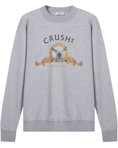 CRUSH Collection Logo Printed Sweatshirt - Gray