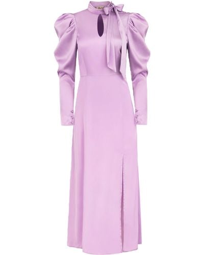 JAAF Tie-Detailed Dress - Pink