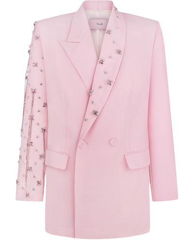 Nue Rose Quartz Tailored Blazer - Pink
