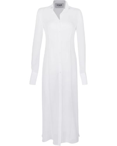 Maet Reese Long Shirt Kaftan - White