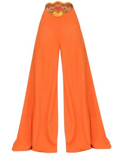 Andrea Iyamah Ilo Pants - Orange