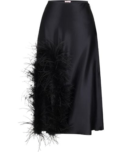 Nue Laetitia Skirt Feathers - Black