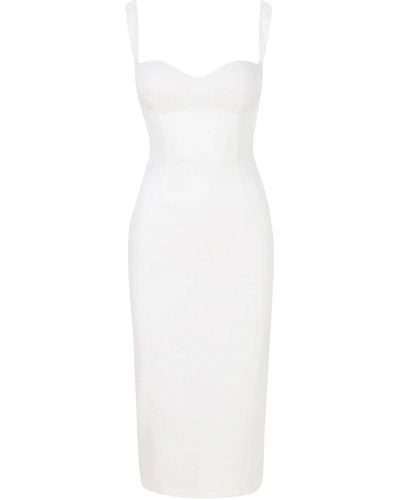 GIGII'S Tessa Crep Dress - White
