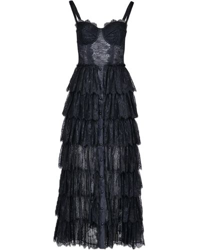 Lily Was Here Sensual Lace Dress - Black