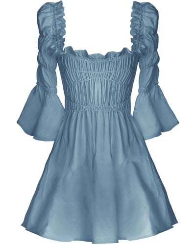 Georgia Hardinge Astra Mini Dress - Blue