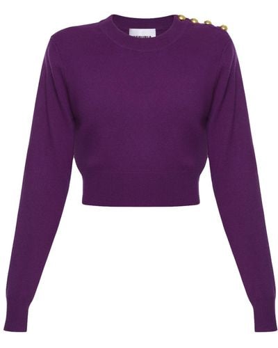 KEBURIA Wool-Cashmere Sweater - Purple