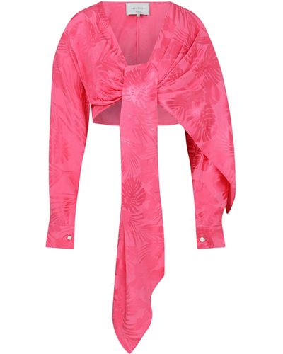 NAZLI CEREN Angy Blouse - Pink