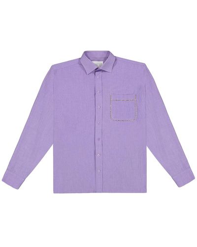 OMELIA Redesigned Shirt 36 L - Purple