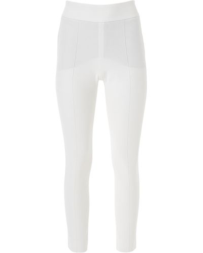 Lita Couture High-Waisted Pants - White