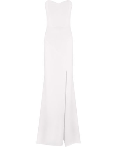 Total White Maxi Slit Dress - White