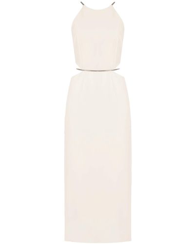 UNDRESS Agnes Pastel Cream Midi Dress - White
