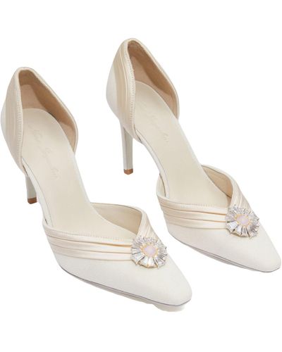 Nana Jacqueline Diana Diamond Heels () (Final Sale) - White