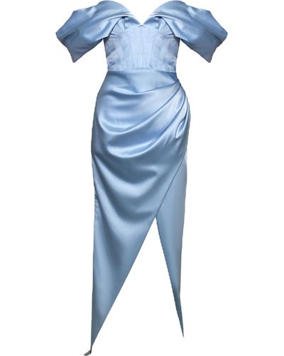 GIGII'S Laura Long Dress - Blue