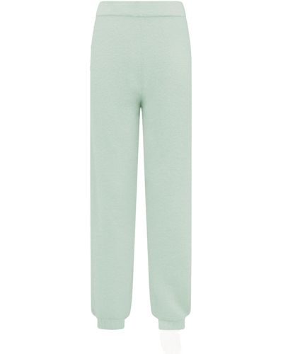 CRUSH Collection Fluffy Cashmere Sweatpants - Green