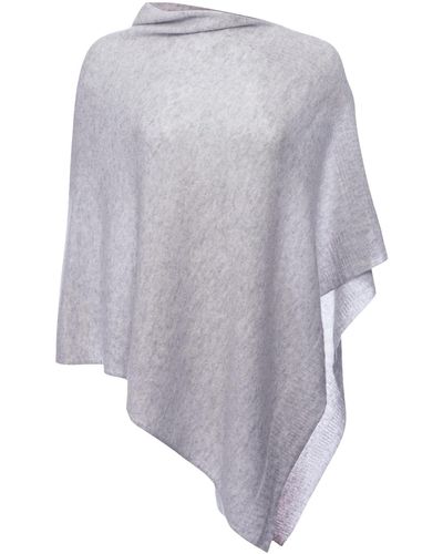 Loop Cashmere Cashmere Poncho - Gray