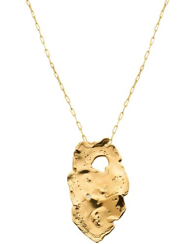EVA REMENYI Talisman Full Moon Necklace - Metallic