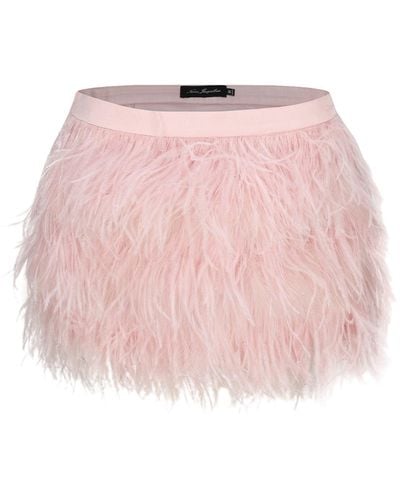 Nana Jacqueline Ambre Feather Skirt () - Pink