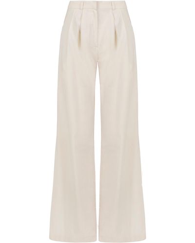 JAAF Tailored Wide-Leg Pants - White