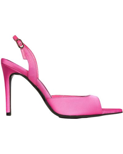 Ginissima Vicky Barbie Satin Sandals - Pink