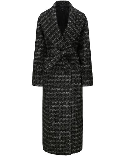 Nana Jacqueline Emmeline Lapel Coat () - Black