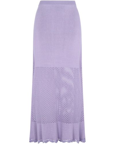 PEREGRINA Marilú Skirt - Purple