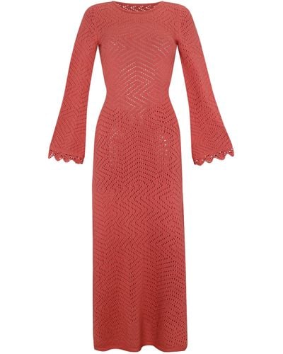PEREGRINA Sol Dress - Red