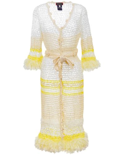 Andreeva Malva Handmade Knit Cardigan - Yellow
