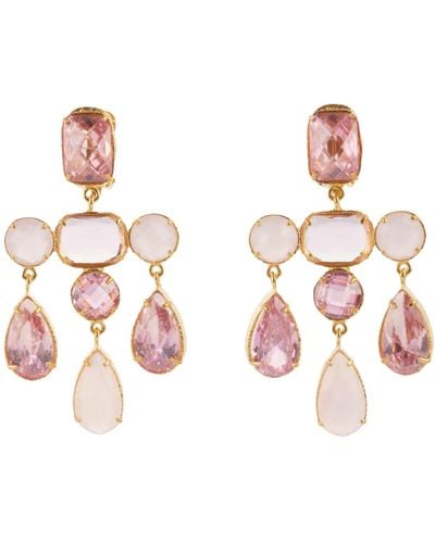 Christie Nicolaides Bianca Earrings Pale - Pink