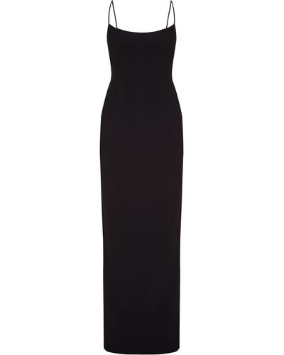 BALYKINA Maxi Dress With Straps - Black