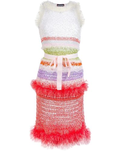 Andreeva Merlyn Handmade Knit Dress - White