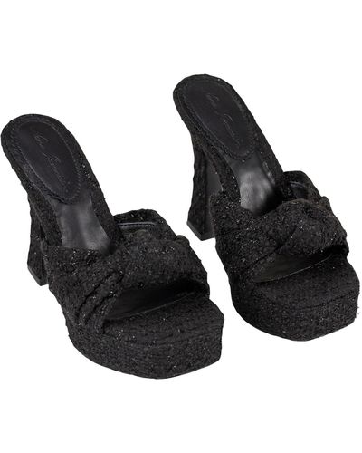 Nana Jacqueline Mara Platform Sandals () (Final Sale) - Black