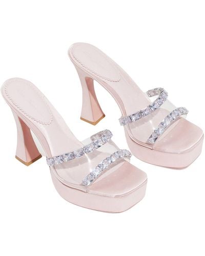 Nana Jacqueline Mirabel Diamond Heels () - Pink