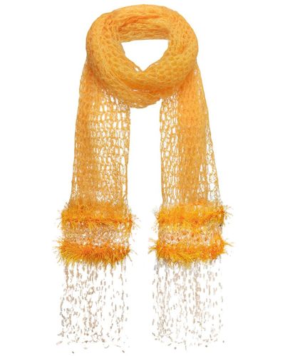 Andreeva Cashmere Handmade Knit Shawl - Metallic