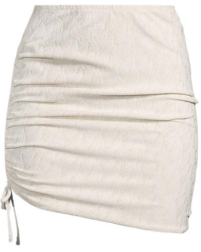 SARA CRISTINA Shell Skirt - White
