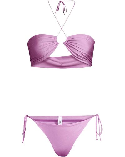 SARA CRISTINA Bahia Bikini With Pearl - Purple