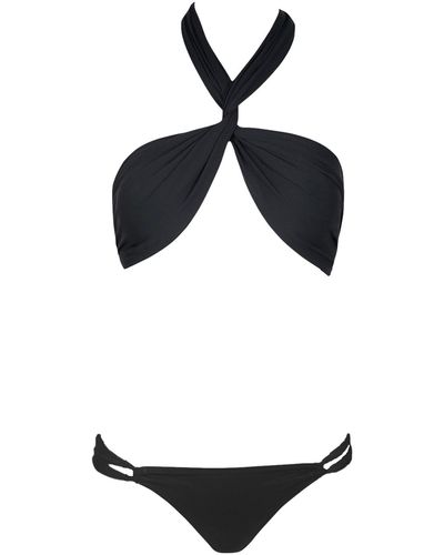 SARA CRISTINA Wrap Bikini - Black