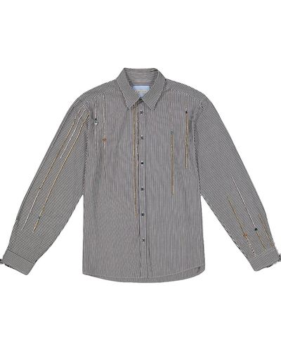 OMELIA Redesigned Shirt 13 Bws - Gray