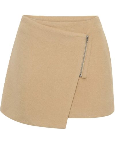 Ixiah Rockafellar Mini Skirt - Natural