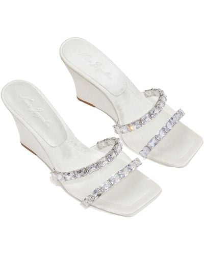 Nana Jacqueline Cassandra Diamond Heels () - White