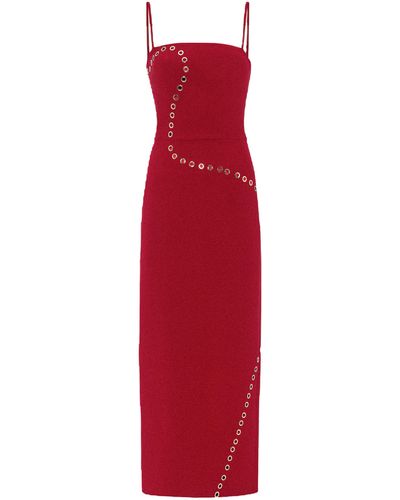 Filiarmi Granada Fuchsia Maxi Dress - Red