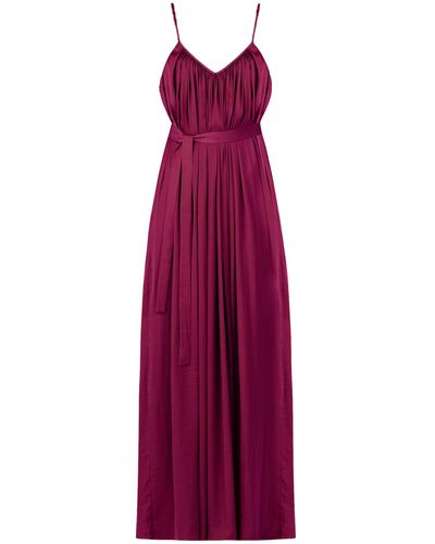 UNDRESS Mefya Flowing Bridesmaid Dress - Purple
