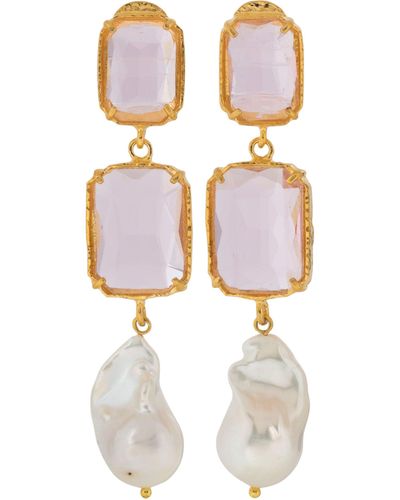 Christie Nicolaides Alice Earrings Pale - Multicolor