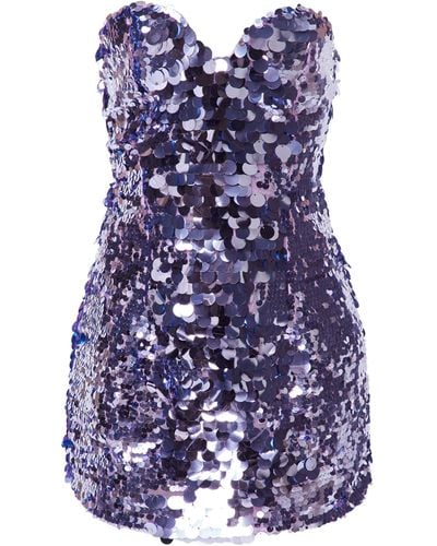 BALYKINA Ariel Mini Dress - Purple